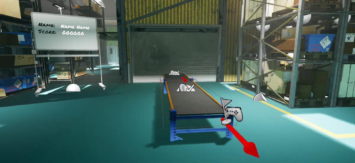 A screenshot from the VR experience